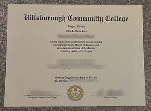 Hillsborough Community College diploma certificate