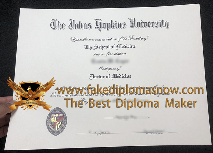 JHU diploma