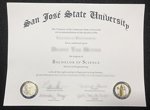 Buy a San Jose State BSc diploma, Buy a USA University degree