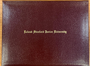 Stanford University diploma Cover