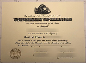 How to make a University of Illinois Springfield diploma and transcript?