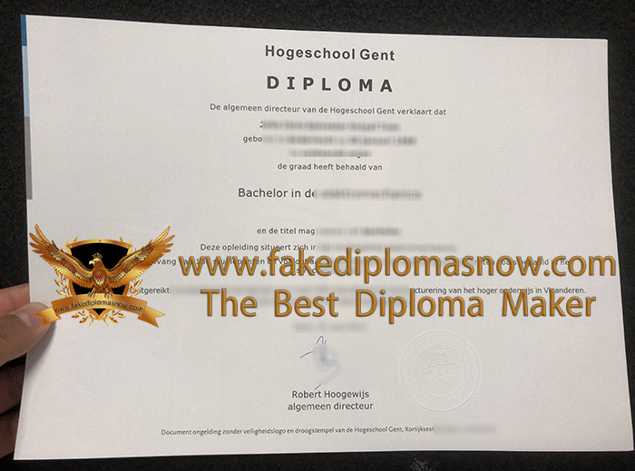 Hogeschool Gent diploma Hogeschool Gent diploma