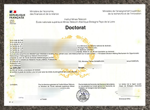 How much to buy an IMT Atlantique degree certificate?