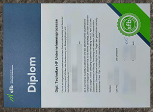 Sfb Bildungszentrum diploma certificate