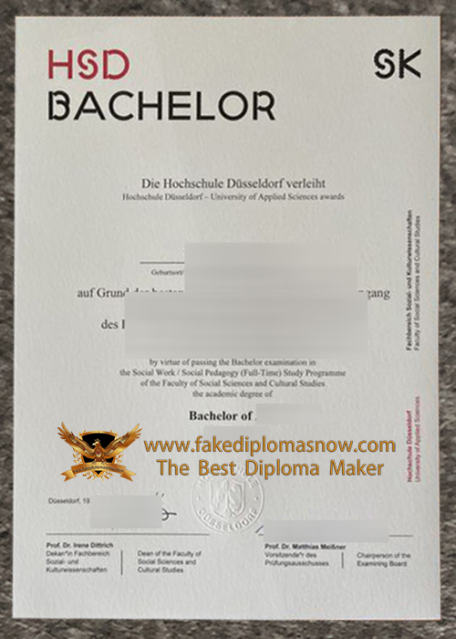 Hochschule Düsseldorf degree Hochschule Düsseldorf degree
