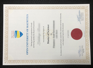 Where can I order an Open University of Mauritius diploma?