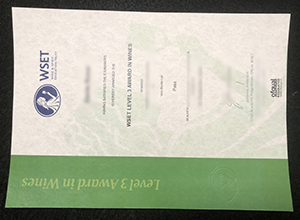 Make a realistic WSET Level 3 Award In Wines Certificate