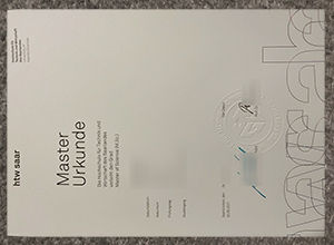 How to order a htw saar Urkunde in Germany?