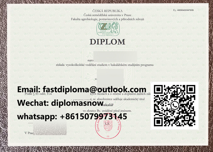 Česká zemědělská univerzita v Praze diploma Česká zemědělská univerzita v Praze diploma