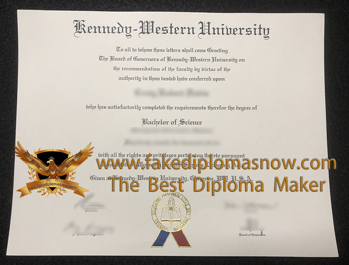 Kennedy-Western University diploma Kennedy-Western University diploma