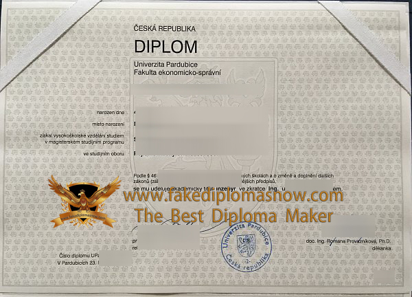 Univerzita Pardubice diploma Univerzita Pardubice diploma