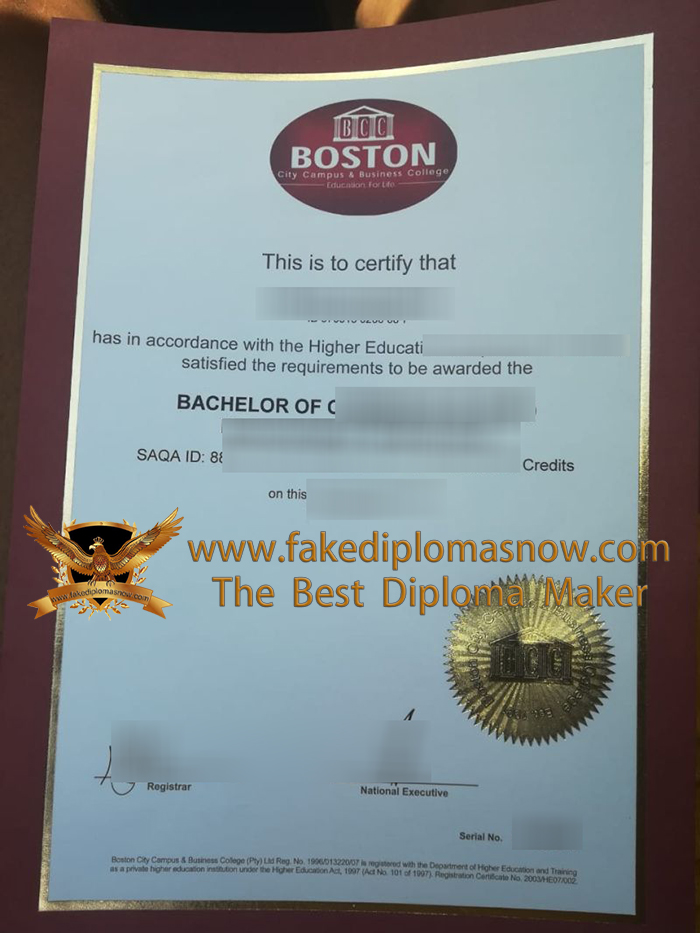 Boston City Campus diploma Boston City Campus diploma