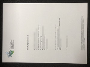 I want to make a Hochschule Kaiserslautern Prüfungszeugnis