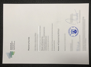 Hochschule Kaiserslautern Urkunde sample
