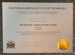 Southern Alberta Institute of Technology (SAIT) degree sample
