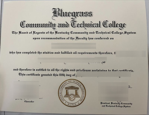 BCTC diploma certificate