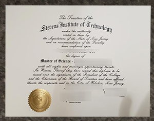 Stevens Institute of Technology degree sample