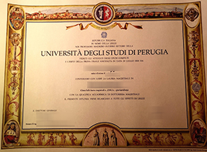 How to buy a Università degli Studi di Perugia diploma in Italia？