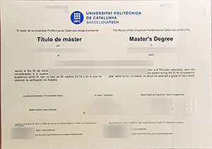 Universitat Politècnica De Catalunya degree