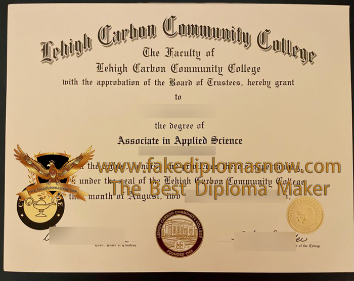 Lehigh Carbon Community College diploma