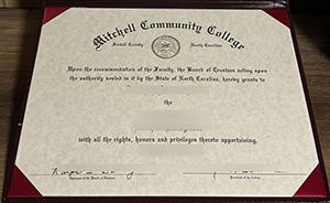 Where can I purchase a Mitchell Community College degree?