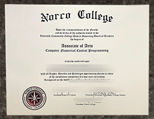 Buy a Norco College diploma, Make a fake College diploma