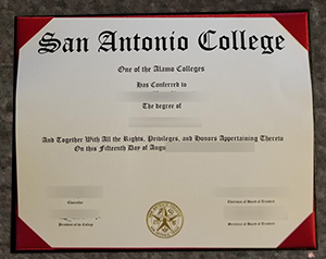 San Antonio College degree certificate
