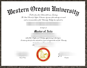 Western Oregon University diploma