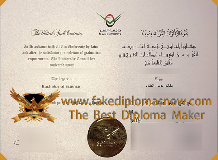 Al Ain University diploma