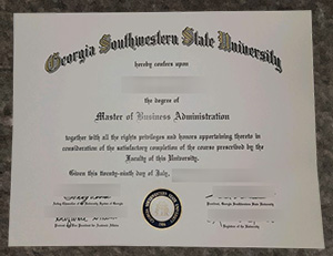 Georgia Southwestern State University degree sample