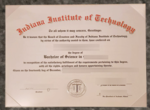 Indiana Institute of Technology diploma