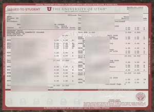 How to buy a University of Utah transcript?