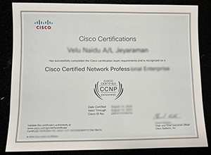 How long to buy a CCNP certification online?
