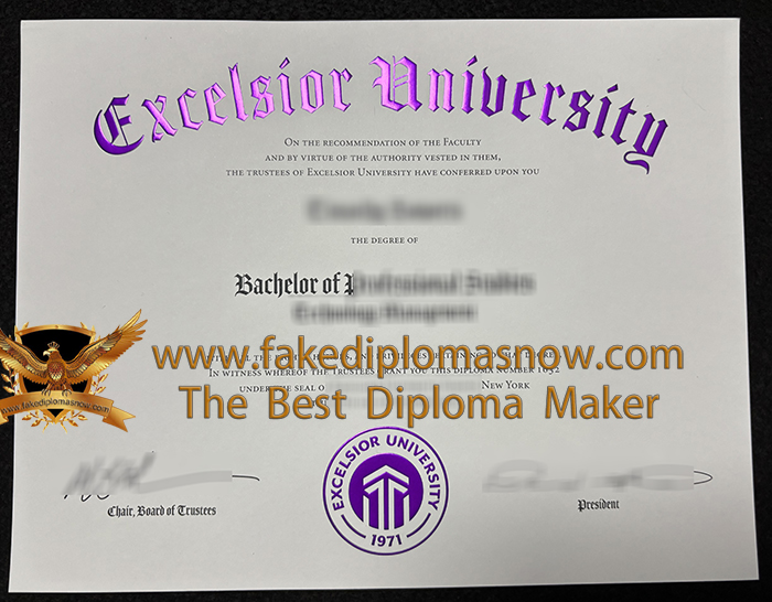 Excelsior University diploma