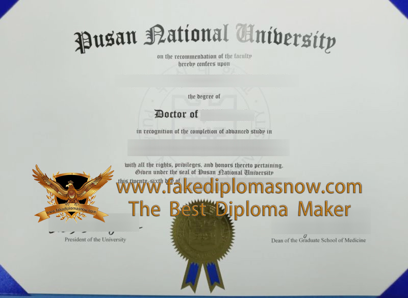Pusan National University diploma