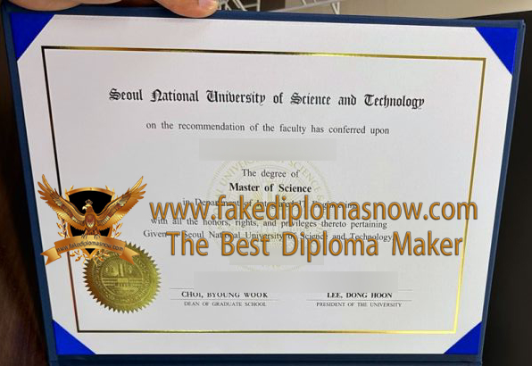Seoul National University of Science and Technology diploma