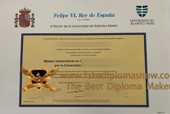 Universidad del Atlántico Medio degree