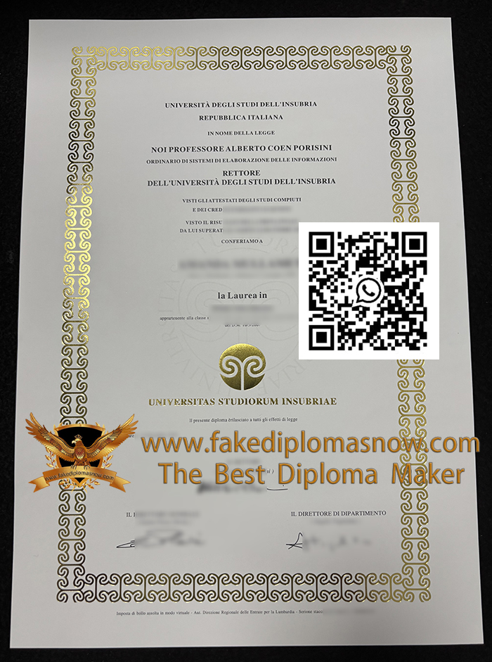 Università degli Studi dell’Insubria Laurea