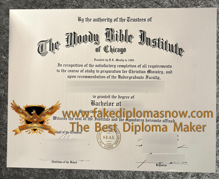 MBI degree, Order a Moody Bible Institute diploma