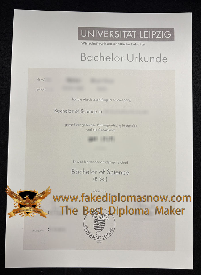 Universität Leipzig Urkunde