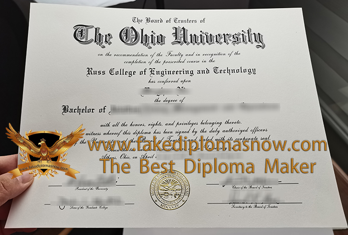 Ohio University Bachelor's degree