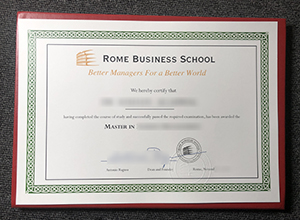 Rome Business School diploma