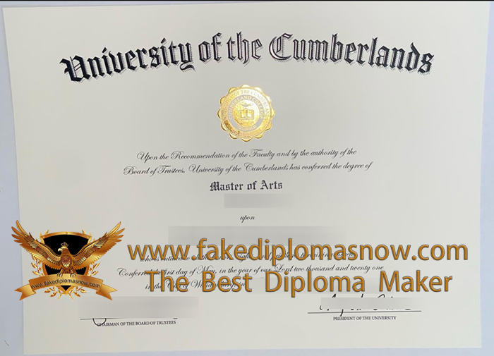 University of the Cumberlands diploma
