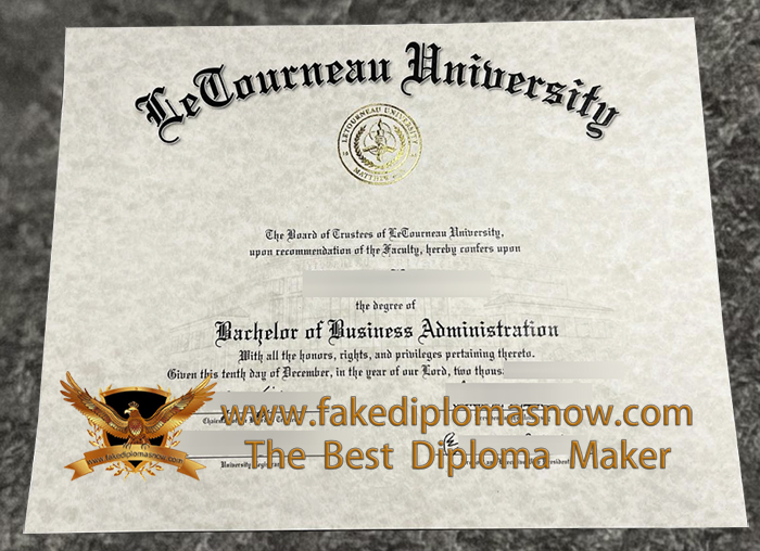 LeTourneau University diploma