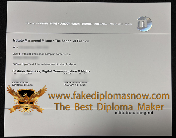 Istituto Marangoni Laurea Istituto Marangoni Laurea