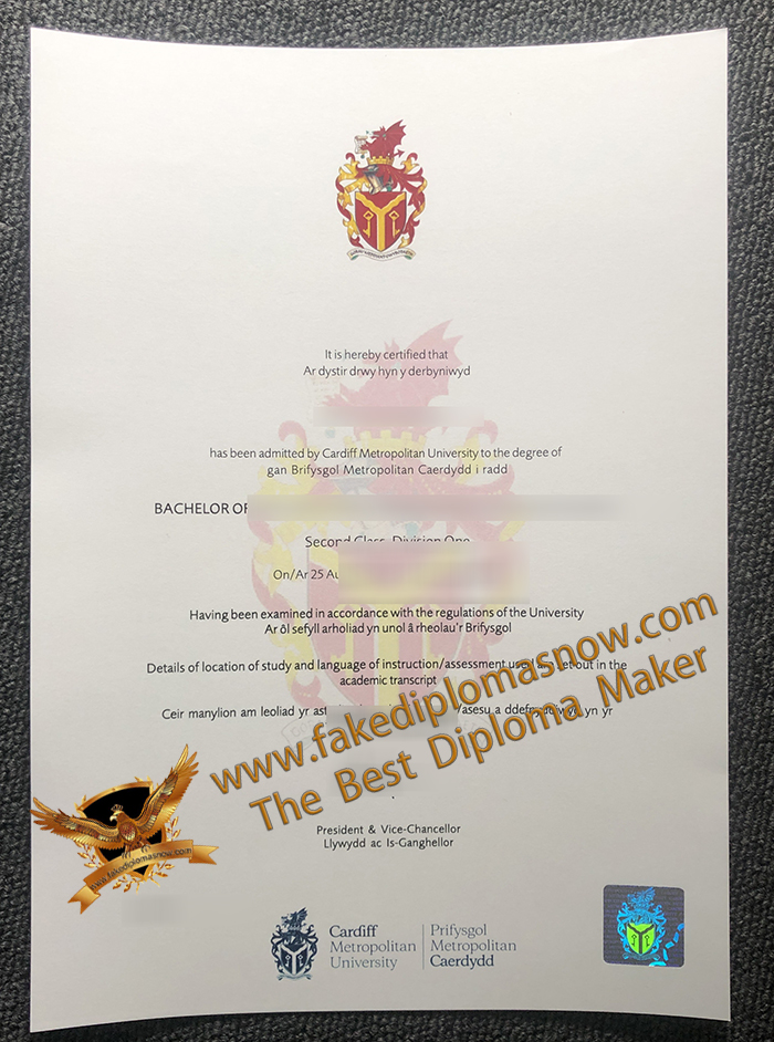 Cardiff Metropolitan University degree