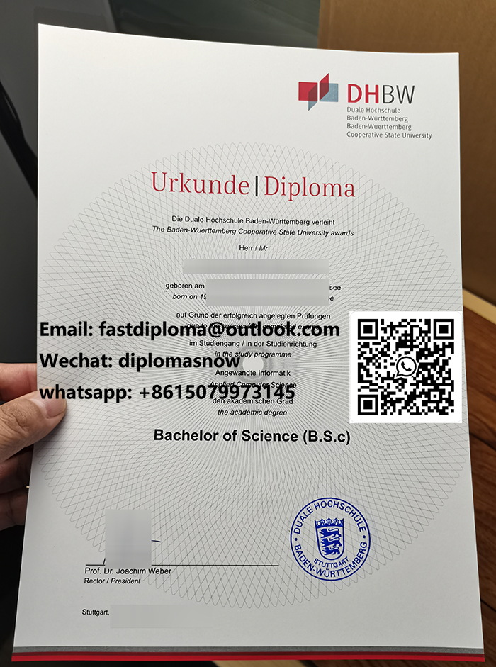 DHBW Urkunde