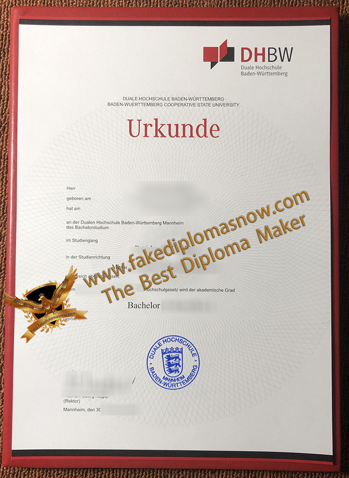 DHBW Urkunde