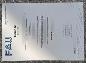 Getting smart with buying a FAU Erlangen-Nürnberg Urkunde