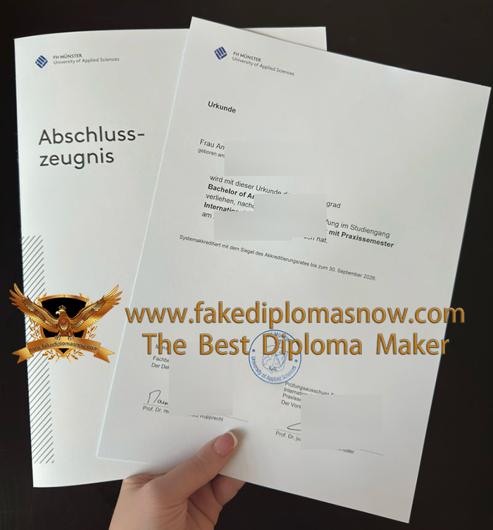 FH Münster Urkunde und Zeugnis